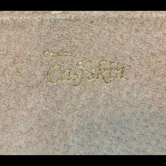 Genuine Calfskin Large Leather Shoulder Purse - Picture 6 of 9